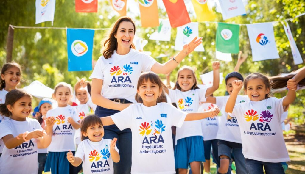 Ara Mina charity work