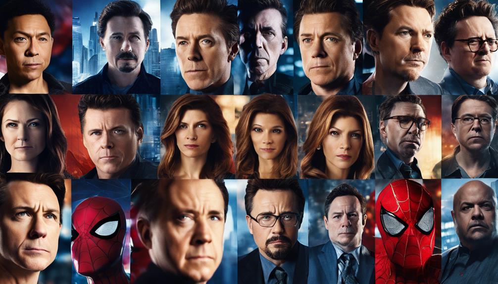 spiderman civil war actors