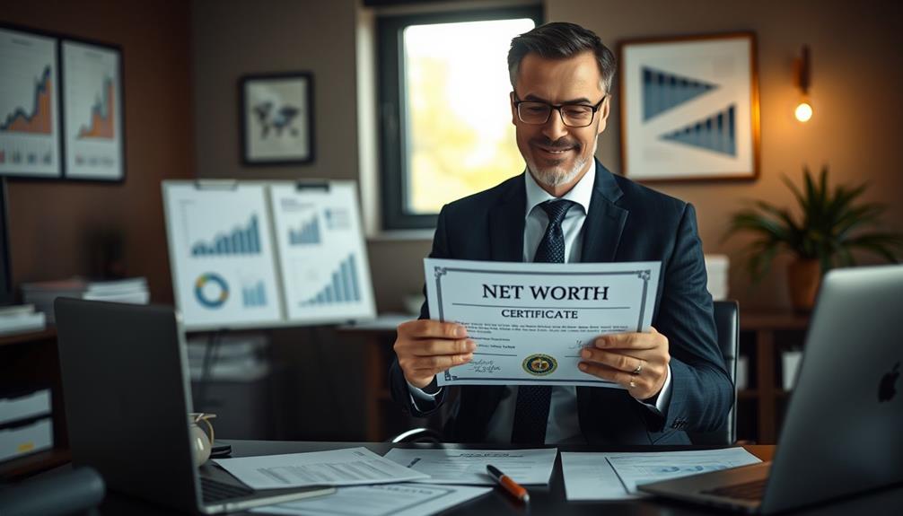 advantages of net worth certification