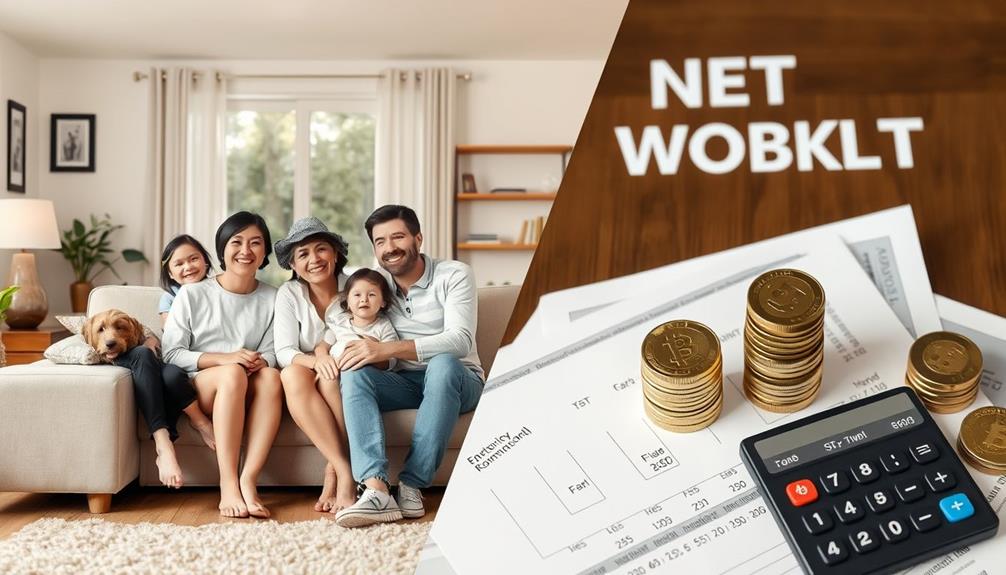 home equity affects net worth