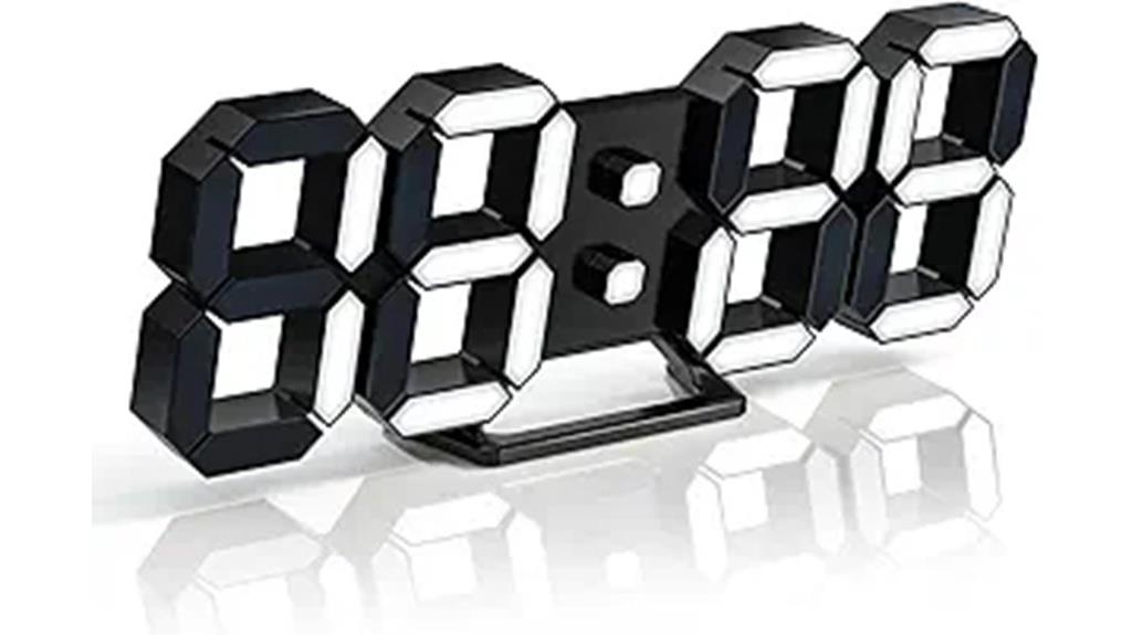 3d led clock with remote