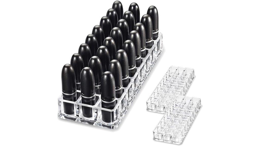 acrylic lipstick organizer container