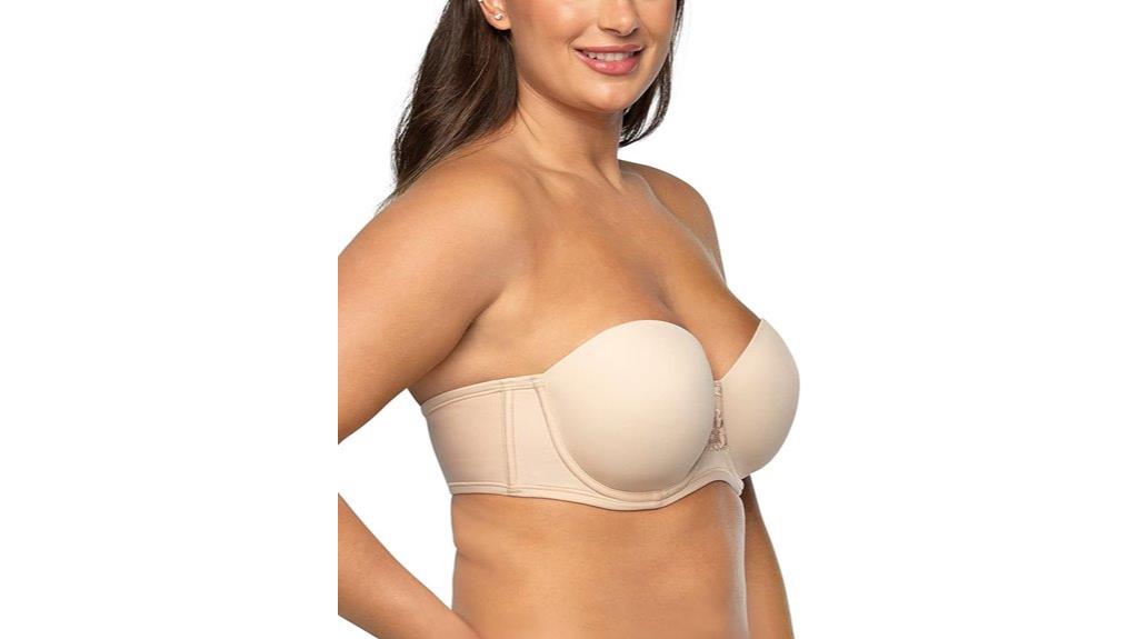 back smoothing strapless bra
