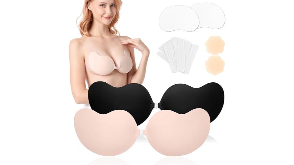backless strapless push up bra