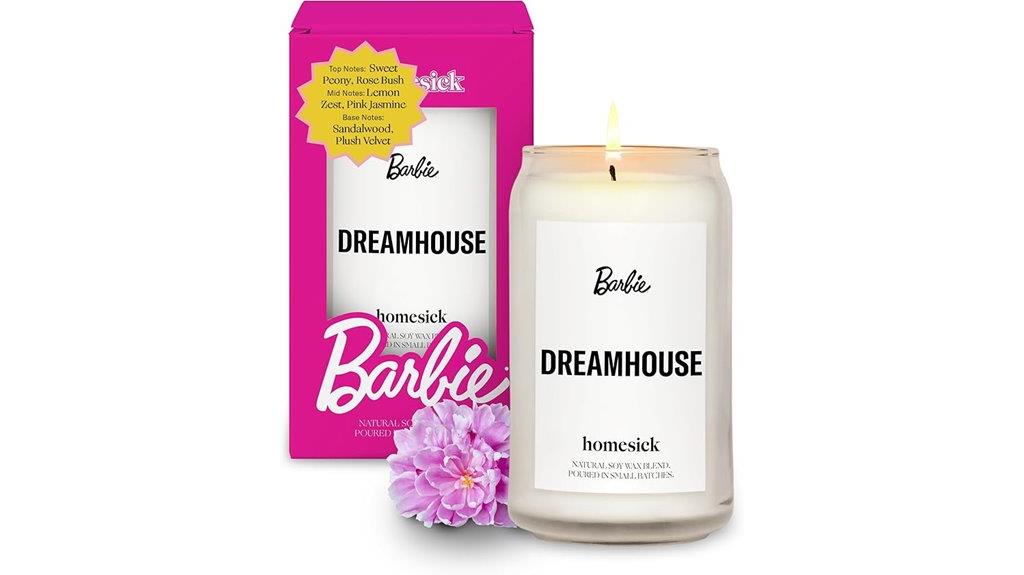barbie dreamhouse candle