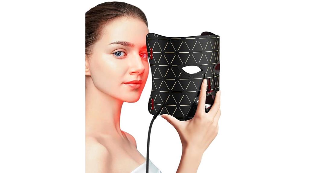 black led therapy mask