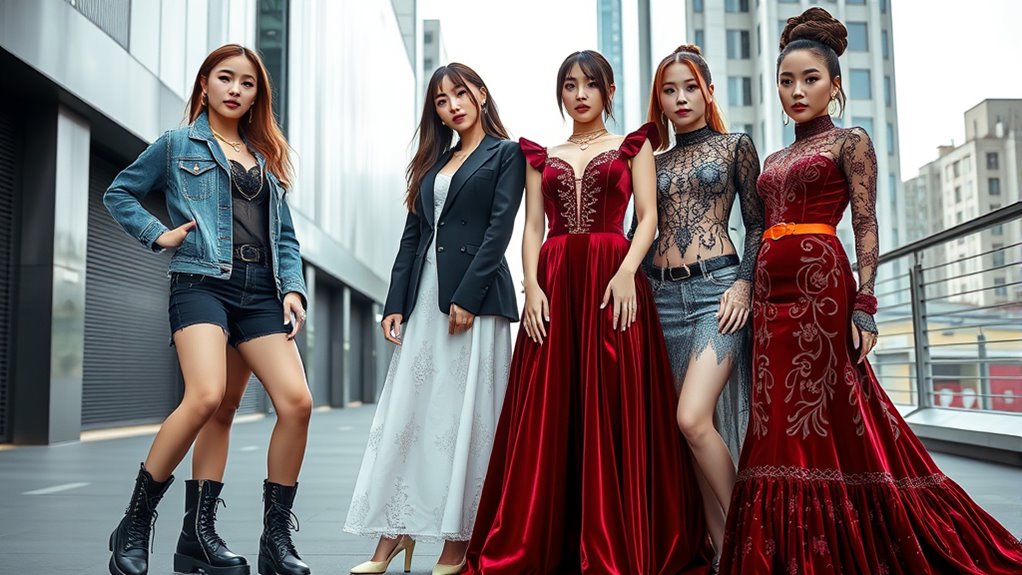 blackpink members fashion styles