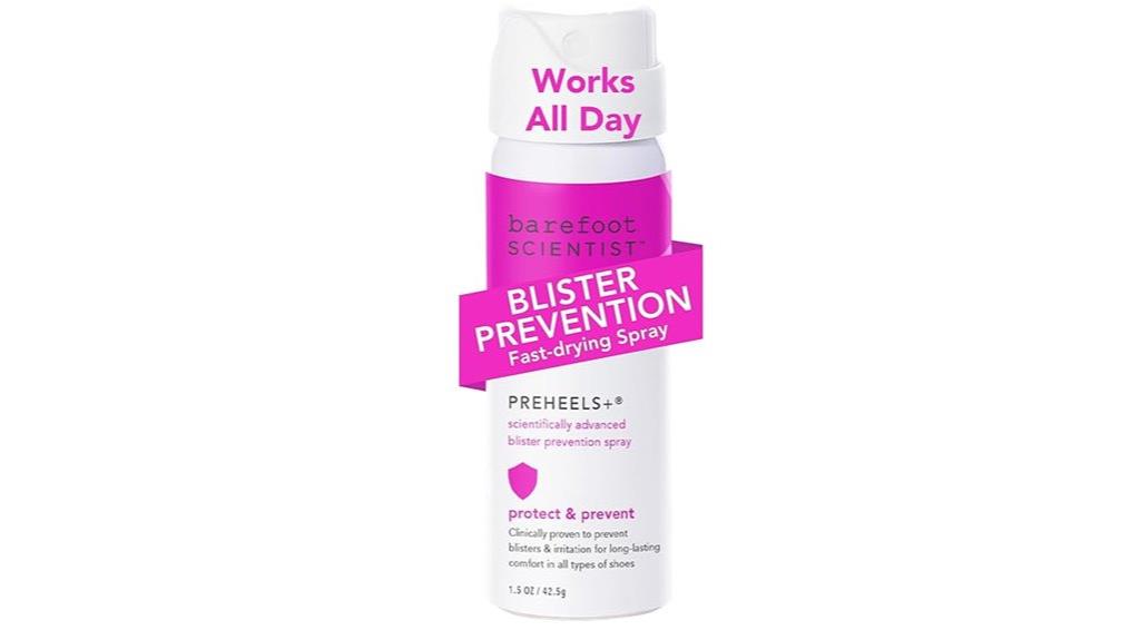blister prevention spray