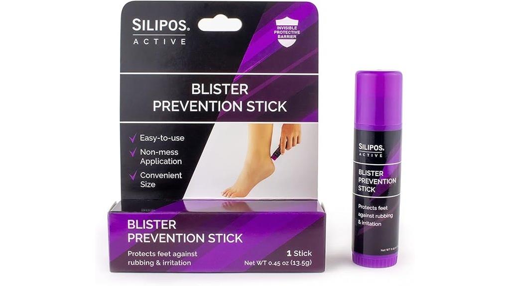 blister prevention stick application