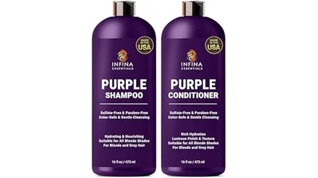blonde color treated haircare