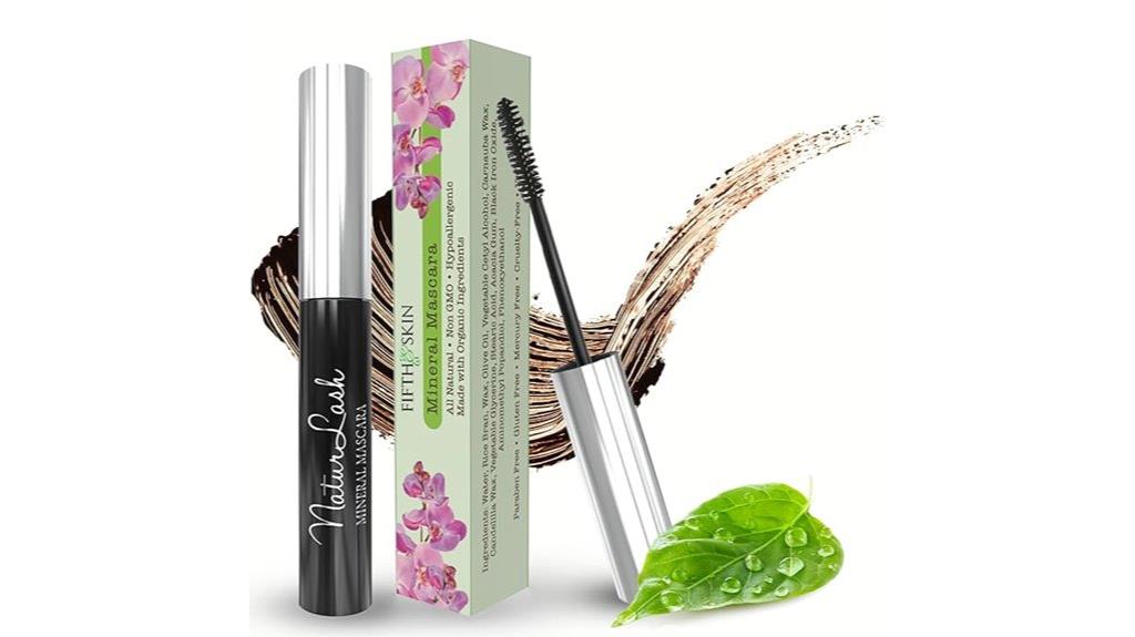 brown natural mascara shade