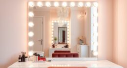 celebrity style illuminated vanity mirrors