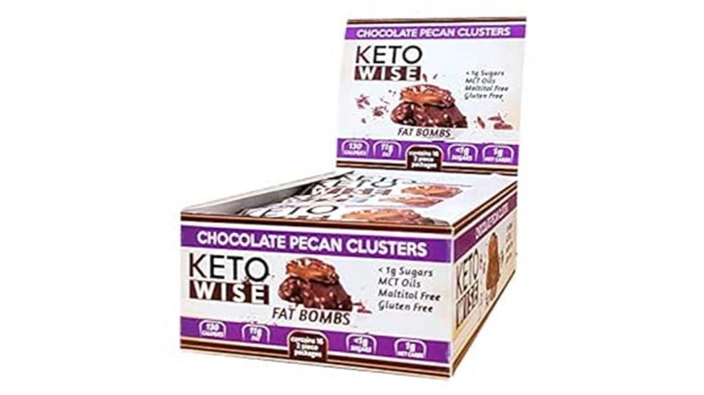 chocolate pecan fat bombs