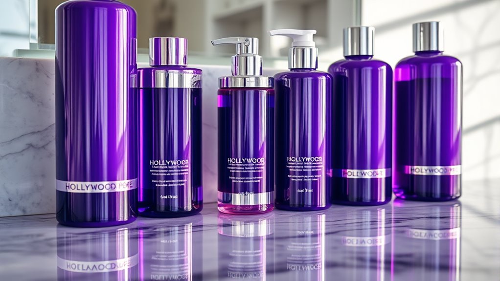 choosing hair purple shampoo