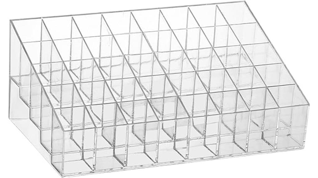 clear acrylic lipstick organizer
