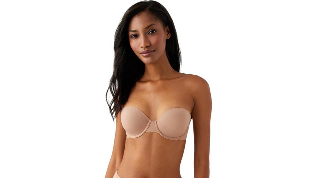 comfortable strapless bra