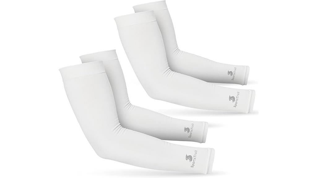 cooling arm sleeves for athletes