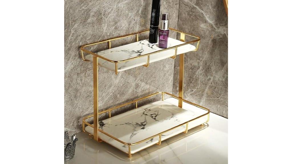 countertop makeup organizer tray
