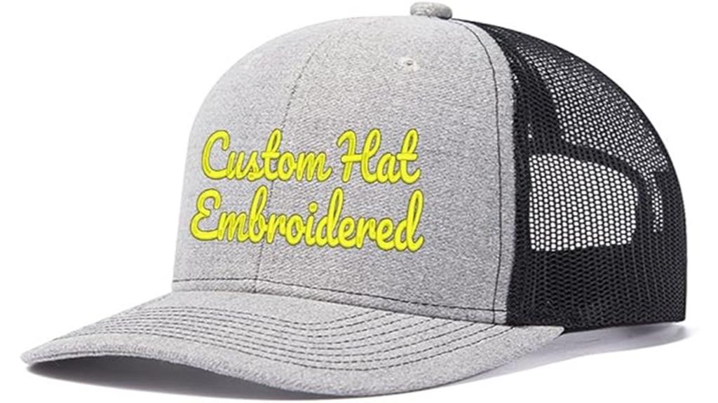custom embroidered trucker hats