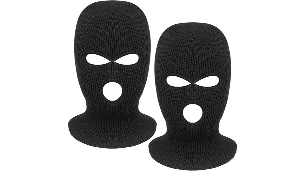 dual winter ski masks