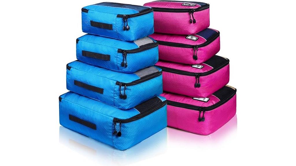 durable travel packing cubes