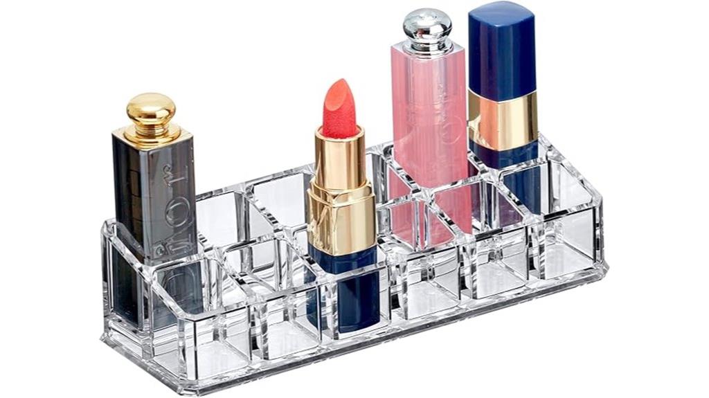 elegant 12 compartment lipstick holder
