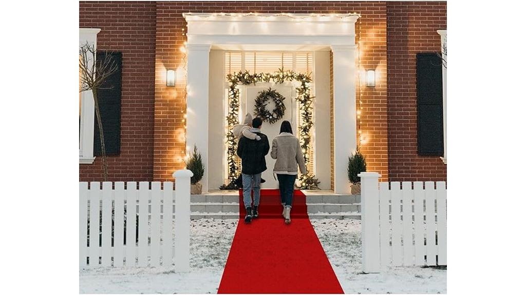 elegant event red carpet