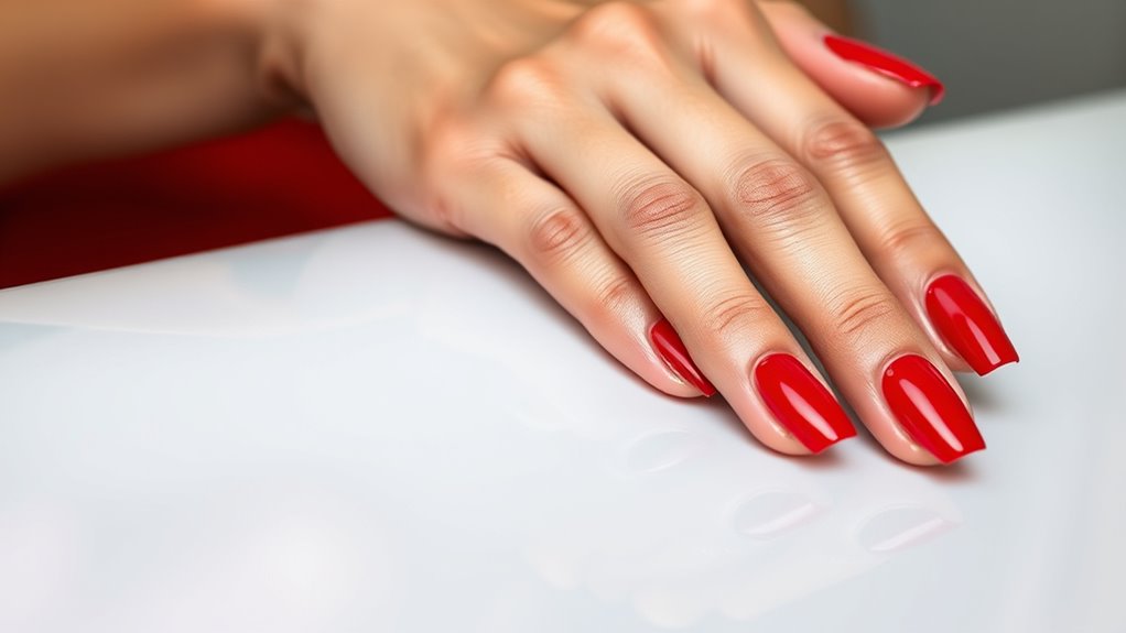 elegant red carpet nail shades