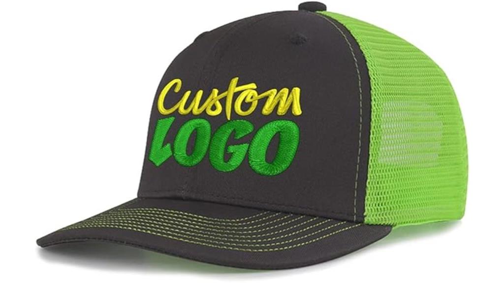 embroidered men s mesh cap