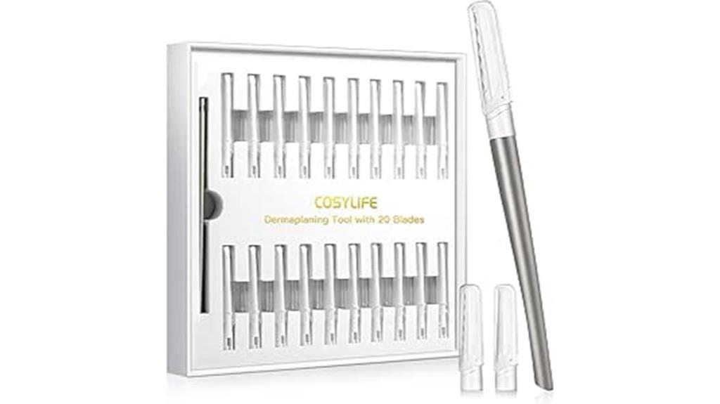 facial exfoliation with blades