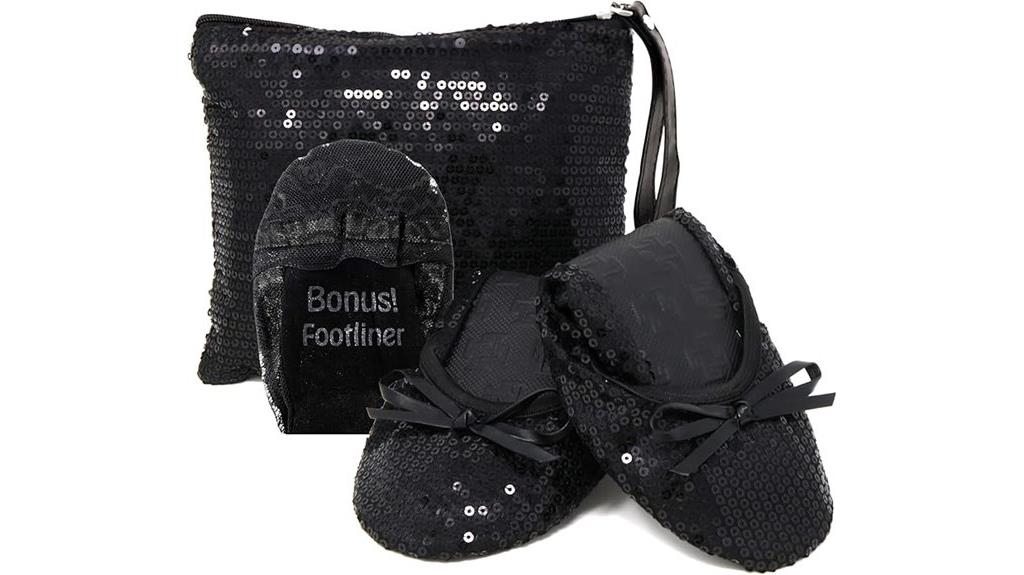 foldable ballet shoe slippers