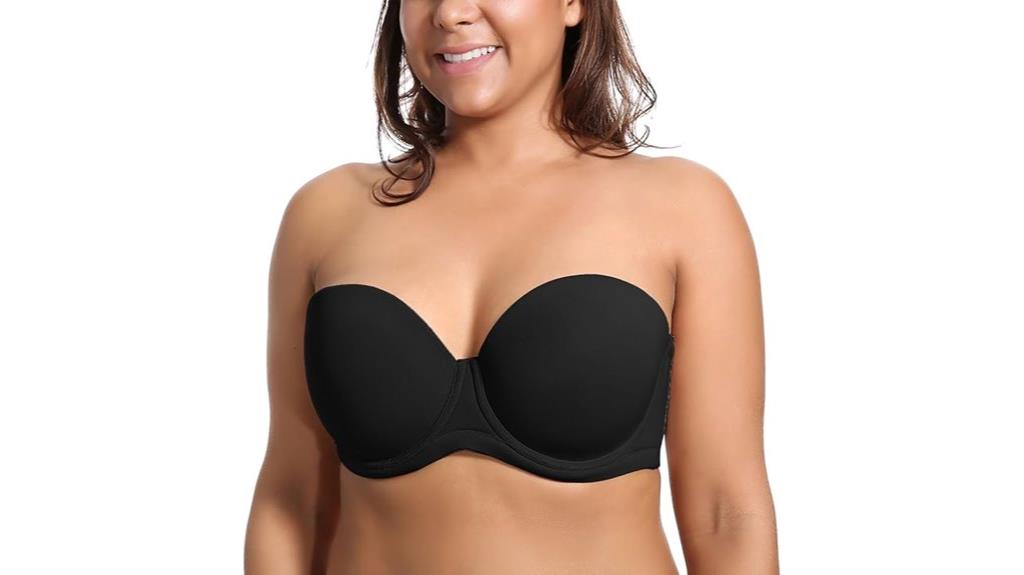 full coverage strapless bra