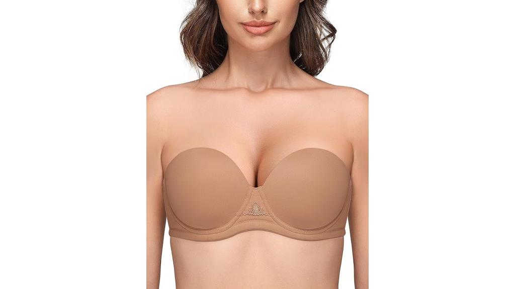 full figure strapless bra