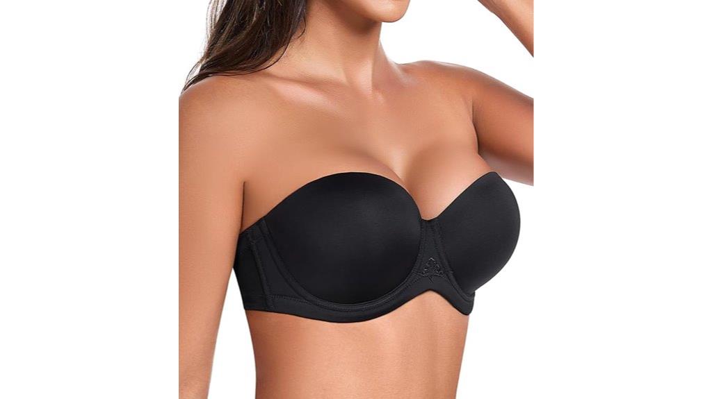 full figure strapless bra