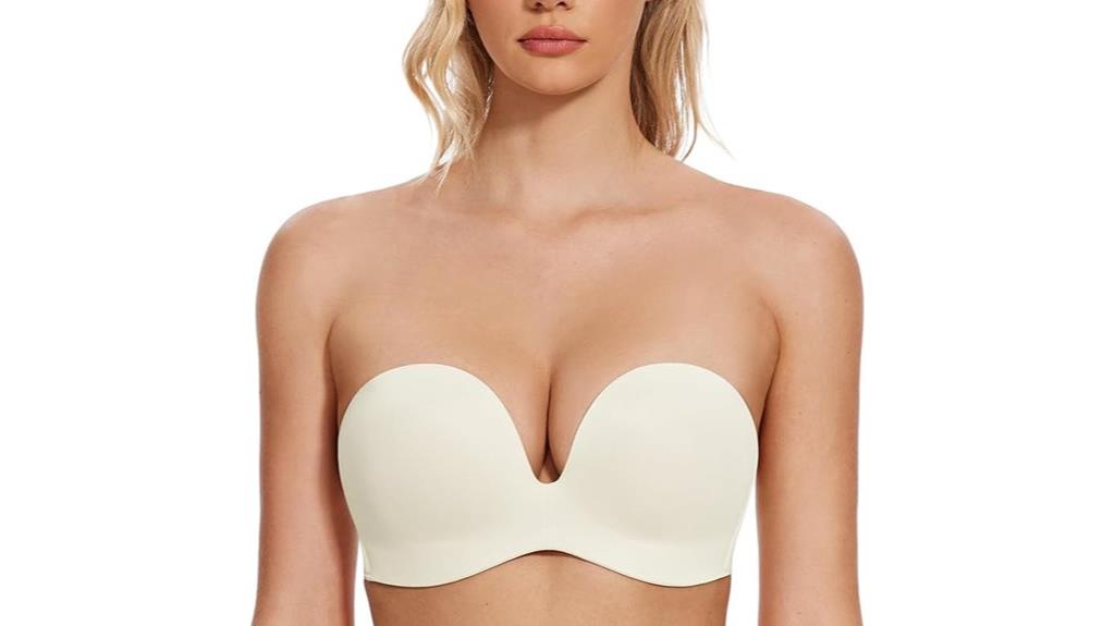 full figure strapless bra