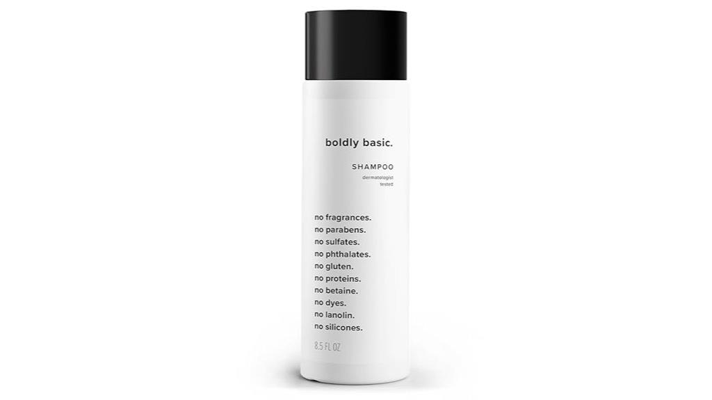 gentle scentless hair cleanser