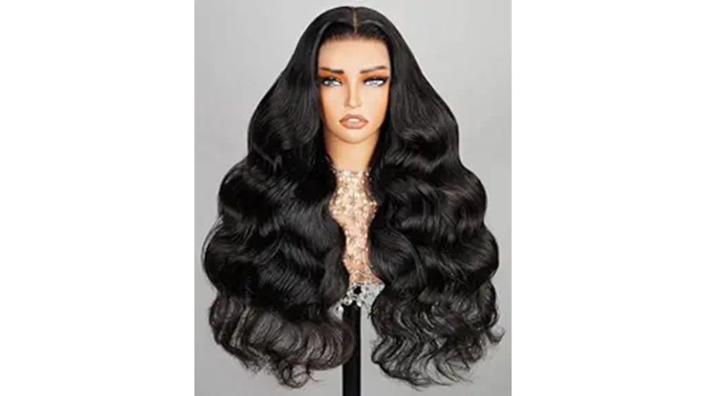 glueless transparent body wave