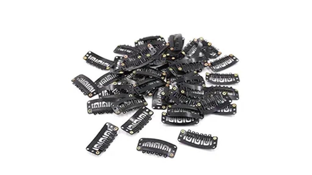 hair extension snap clips