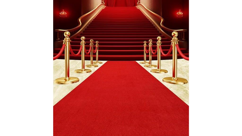heavy duty red carpet
