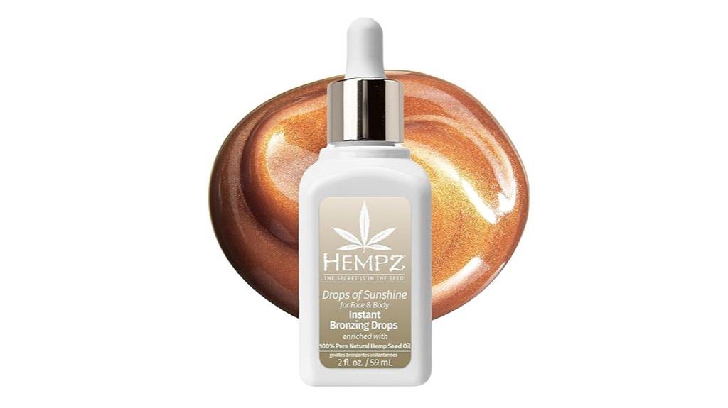 hempz face and body bronzing