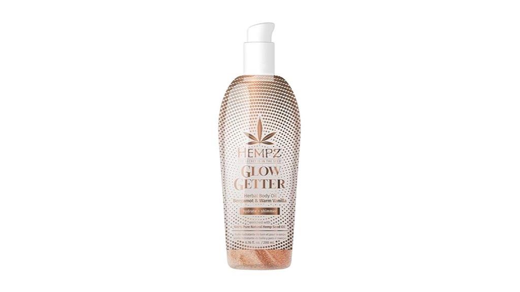 hempz shimmer hydrating oil