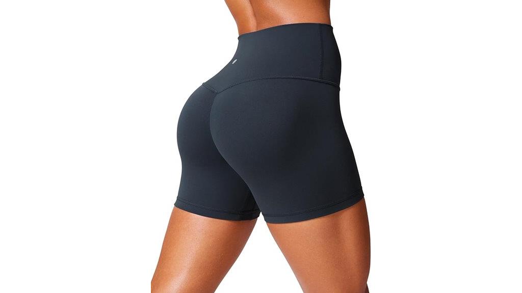 high waist biker shorts