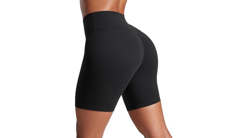 high waist biker shorts