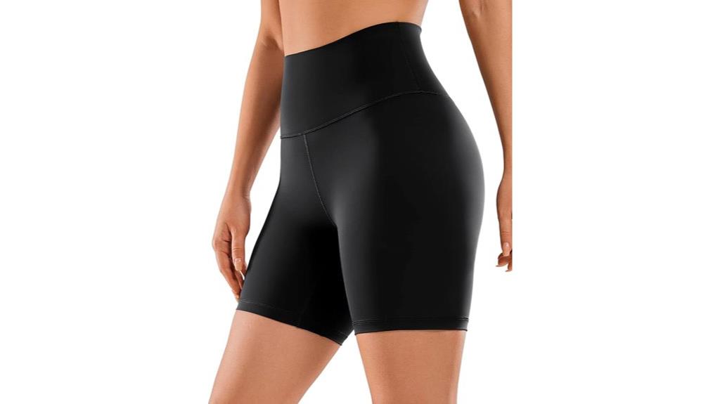 high waist biker shorts