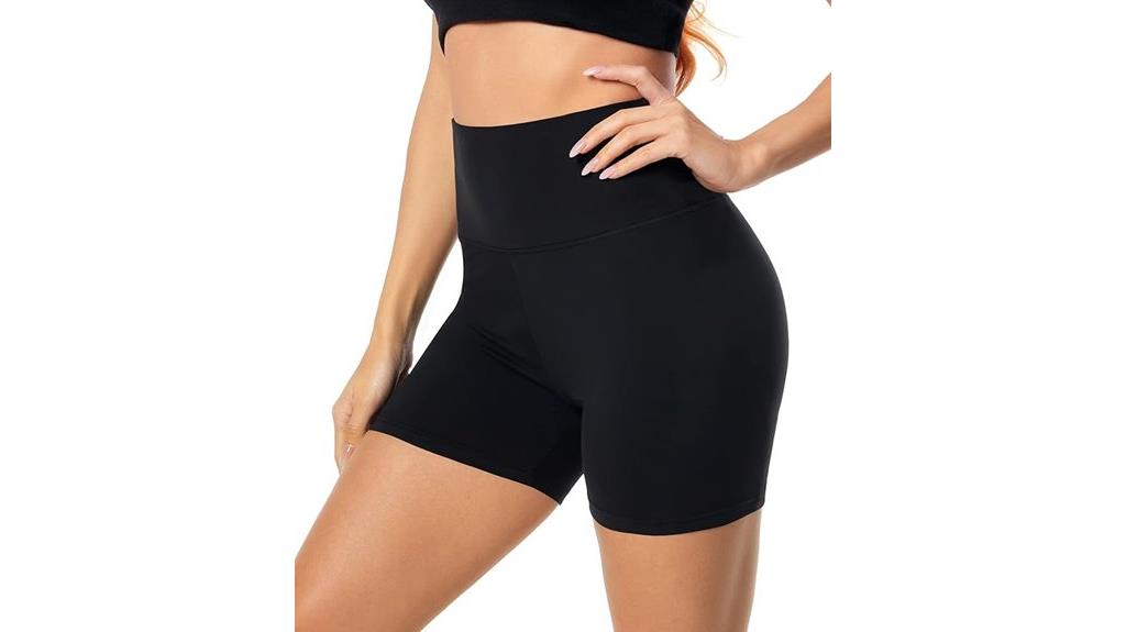 high waisted biker shorts