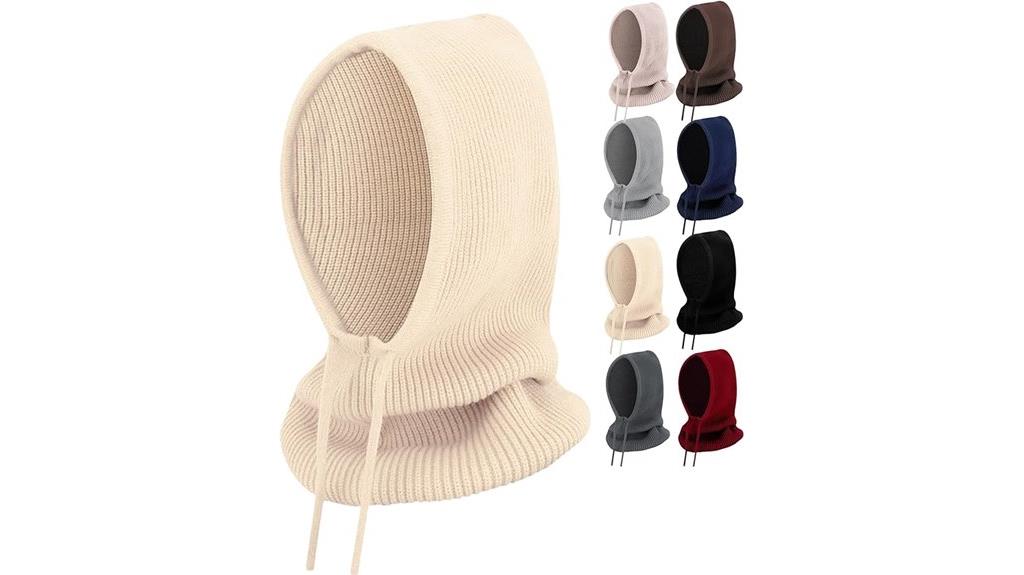 hooded knit balaclava for all