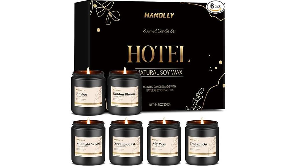 hotel aroma candle set