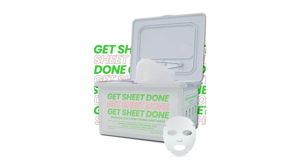 hydrating skin toning masks