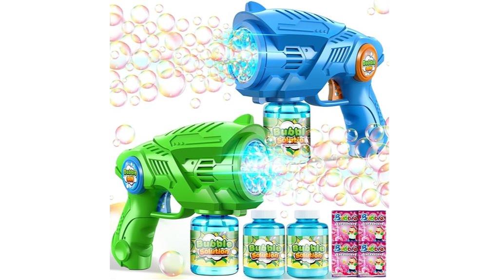 kids bubble gun set