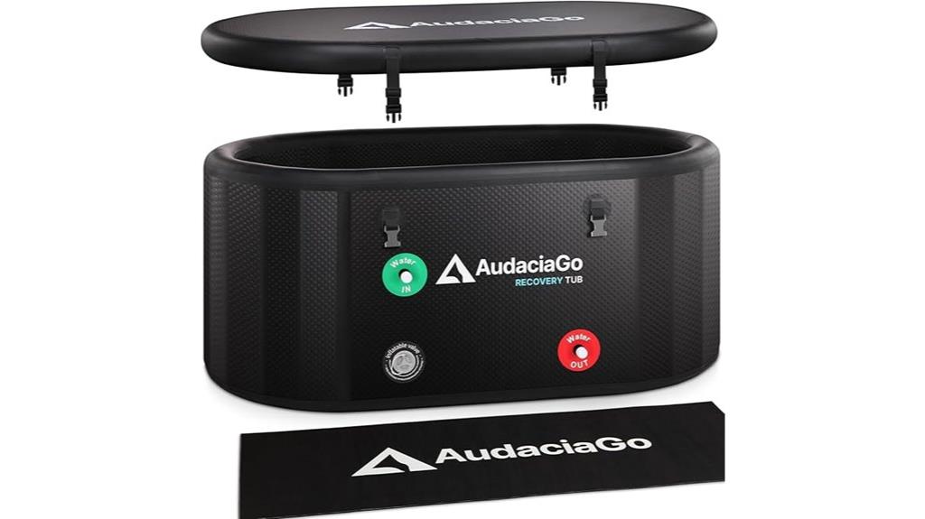 large athletic ice bath